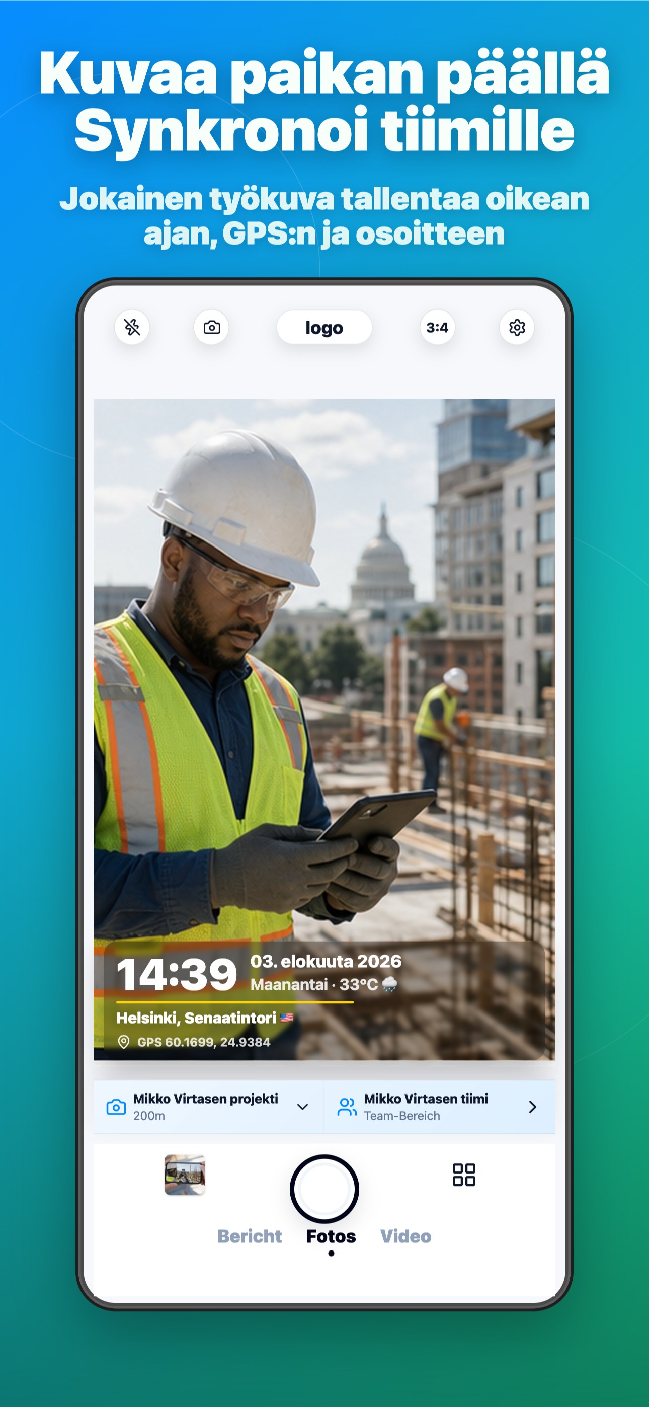 Timeprint Camera App Screenshot 1
