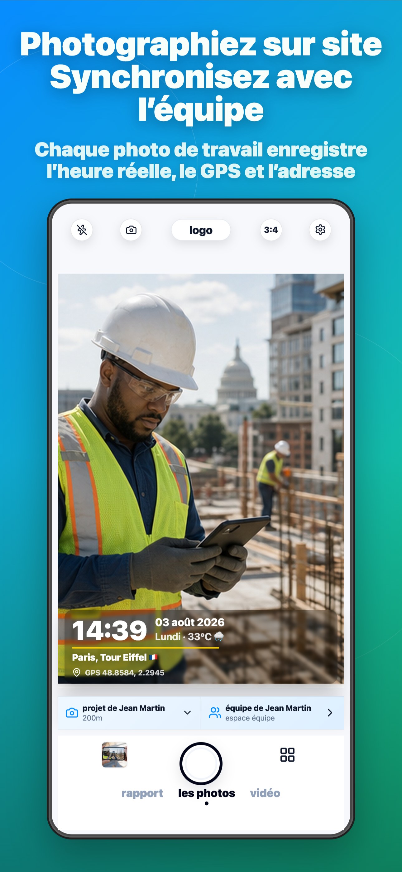 Timeprint Camera App Screenshot 1