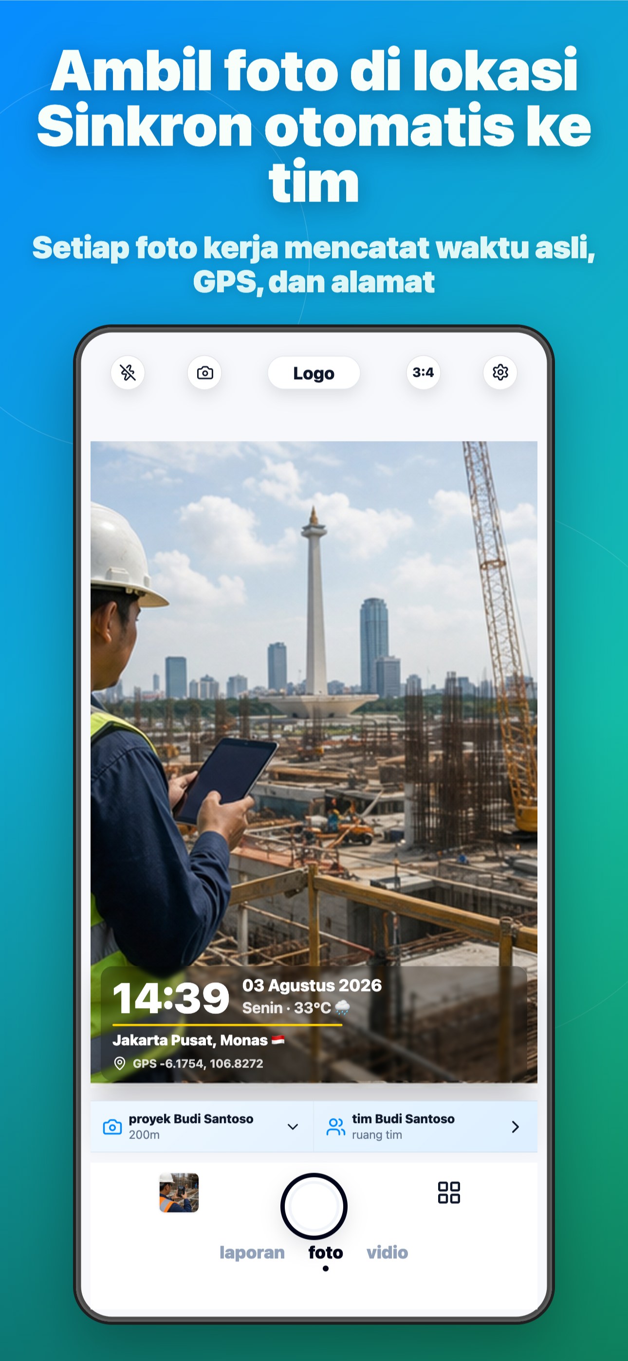 Timeprint Camera App Screenshot 1