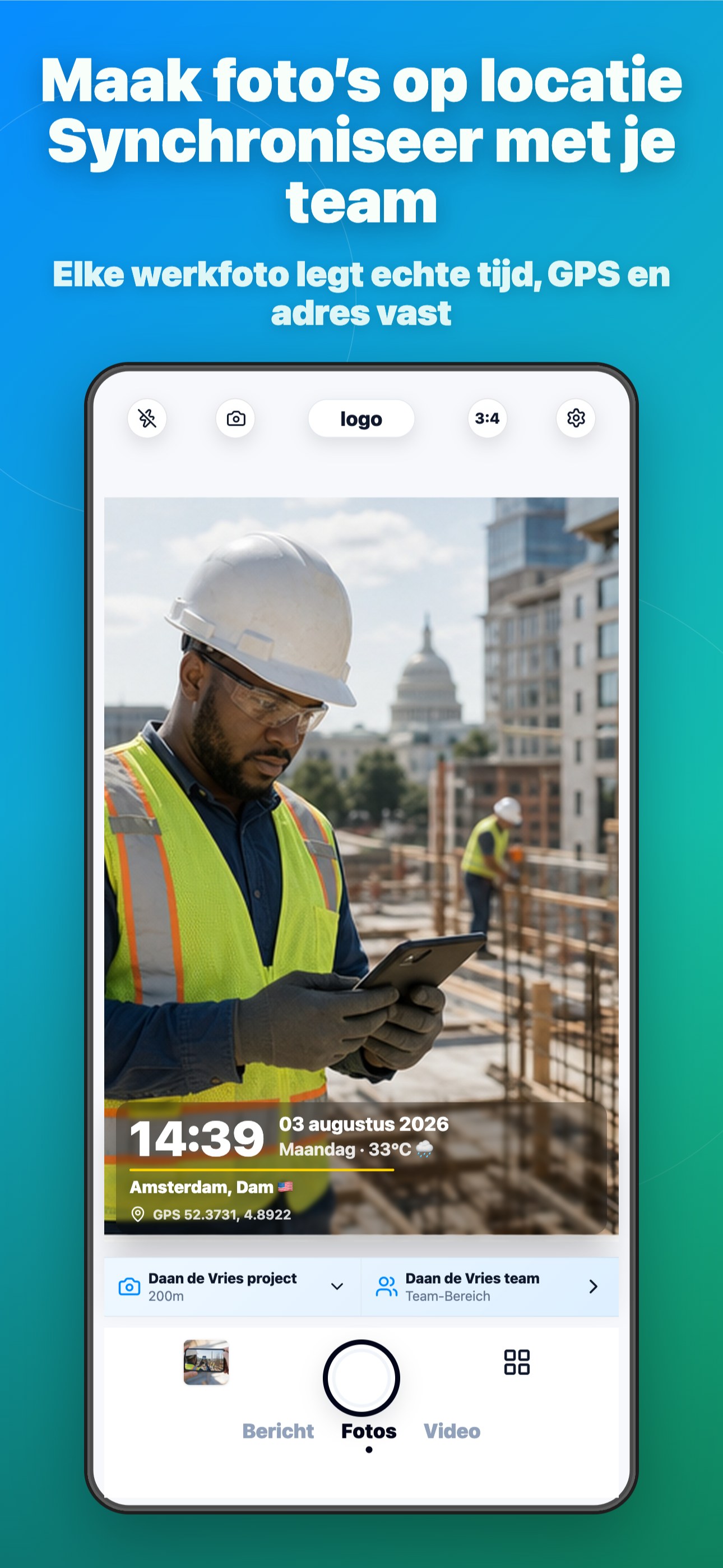 Timeprint Camera App Screenshot 1