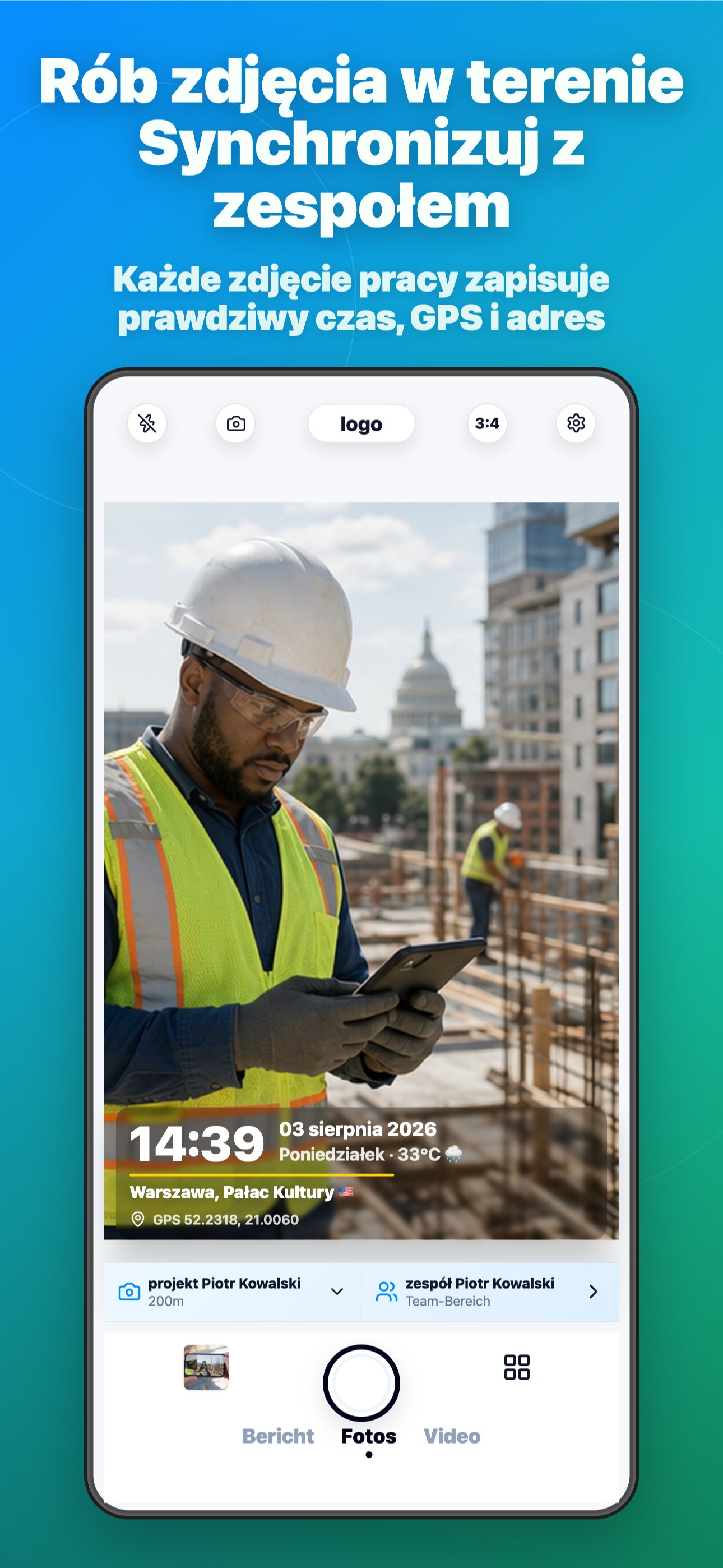 Timeprint Camera App Screenshot 1