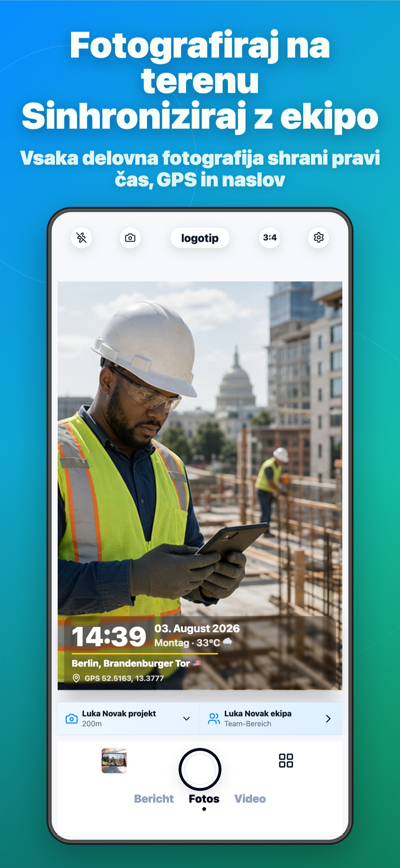 Timeprint Camera App Screenshot 1